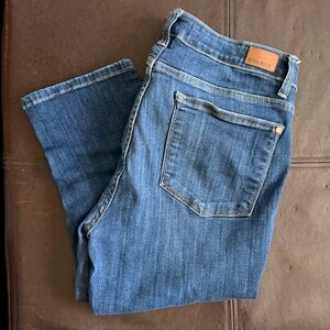 Judy Blue Skinny Fit Capri Jeans Size 13/31 Dark Wash